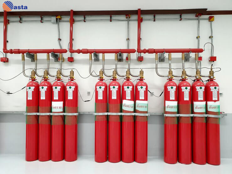 سیستم اطفای حریق گاز CO₂